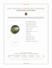 1.49 Ct. Cabochon Chrysoberyl from Ceylon (Sri Lanka) Scan Report