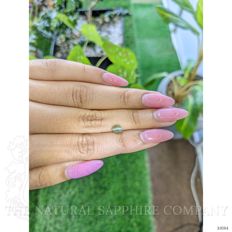 0.95 Ct. Cabochon Chrysoberyl from Ceylon (Sri Lanka)