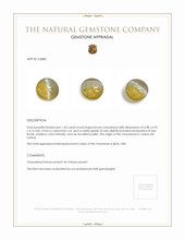 1.45 Ct. Cabochon Chrysoberyl from Ceylon (Sri Lanka) Appraisal