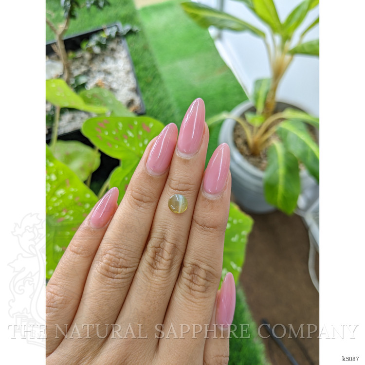 1.45 Ct. Cabochon Chrysoberyl from Ceylon (Sri Lanka)