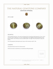 1.68 Ct. Chrysoberyl from Ceylon (Sri Lanka) Appraisal