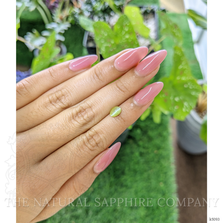 0.99 Ct. Cabochon Chrysoberyl from Ceylon (Sri Lanka)