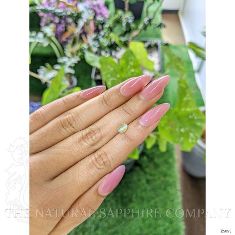 1.08 Ct. Cabochon Chrysoberyl from Ceylon (Sri Lanka)