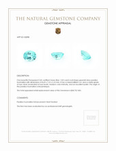 2.03 Ct. Paraiba Tourmaline from Mozambique Appraisal