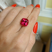 6.87 Ct. Rubellite Tourmaline from Brazil Life Style