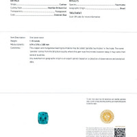 1.10 Ct. Paraiba Tourmaline from Brazil Scan Report