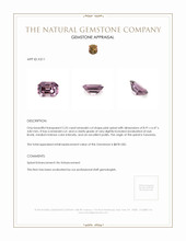 2.25 Ct. Pink Spinel from Tanzania Appraisal