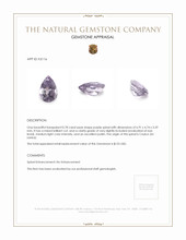 0.78 Ct. Spinel from Ceylon (Sri Lanka) Appraisal