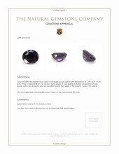 0.62 Ct. Spinel from Ceylon (Sri Lanka) Appraisal