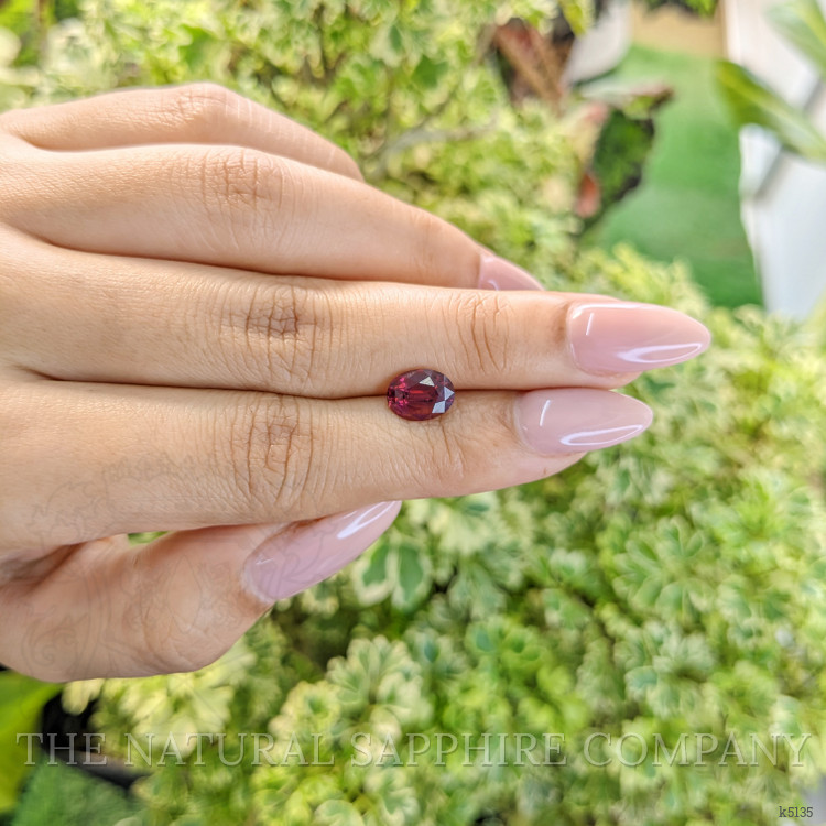 2.08 Ct. Rhodolite Garnet from Ceylon (Sri Lanka)