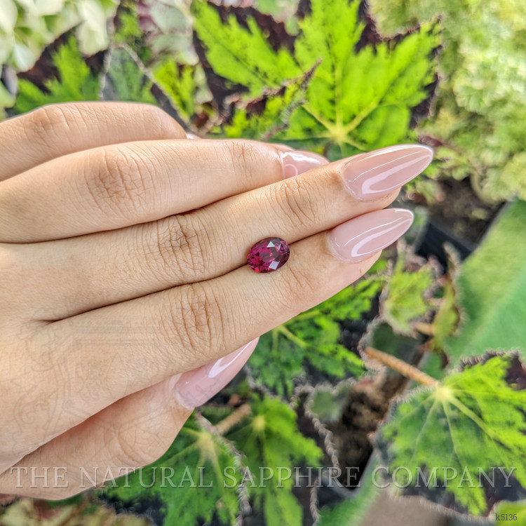 2.17 Ct. Rhodolite Garnet from Ceylon (Sri Lanka)
