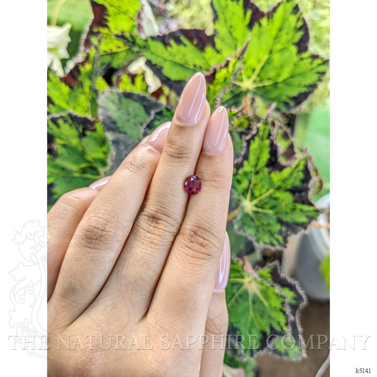 1.36 Ct. Rhodolite Garnet from Ceylon (Sri Lanka)