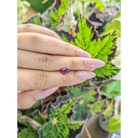 0.91 Ct. Rhodolite Garnet from Ceylon (Sri Lanka) Life Style