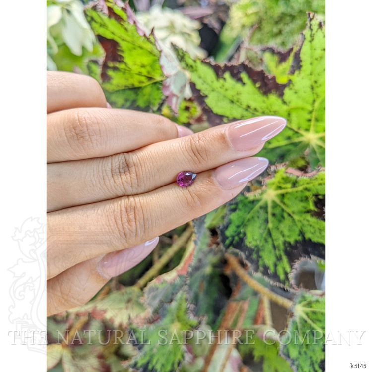 0.81 Ct. Rhodolite Garnet from Ceylon (Sri Lanka)