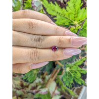 0.81 Ct. Rhodolite Garnet from Ceylon (Sri Lanka) Life Style