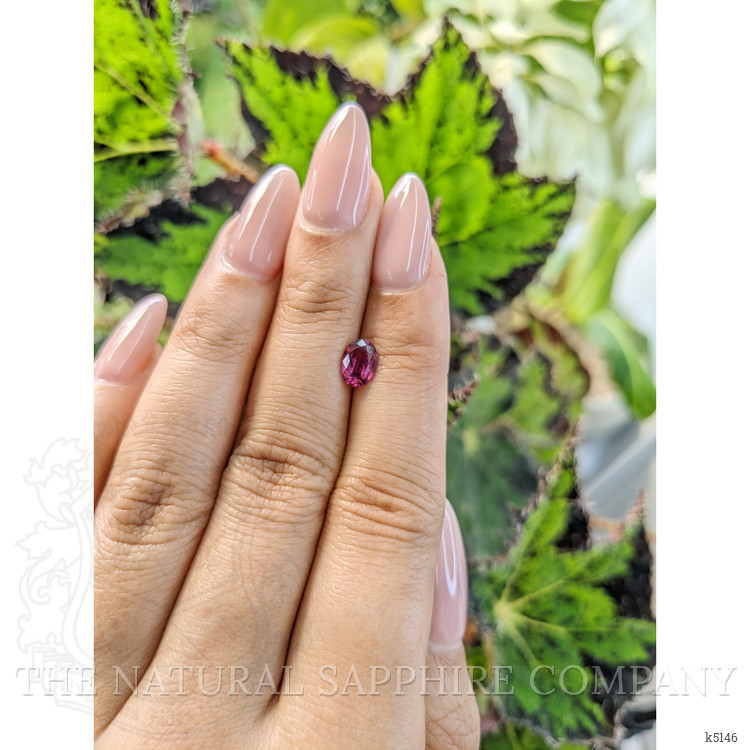 0.84 Ct. Rhodolite Garnet from Ceylon (Sri Lanka)
