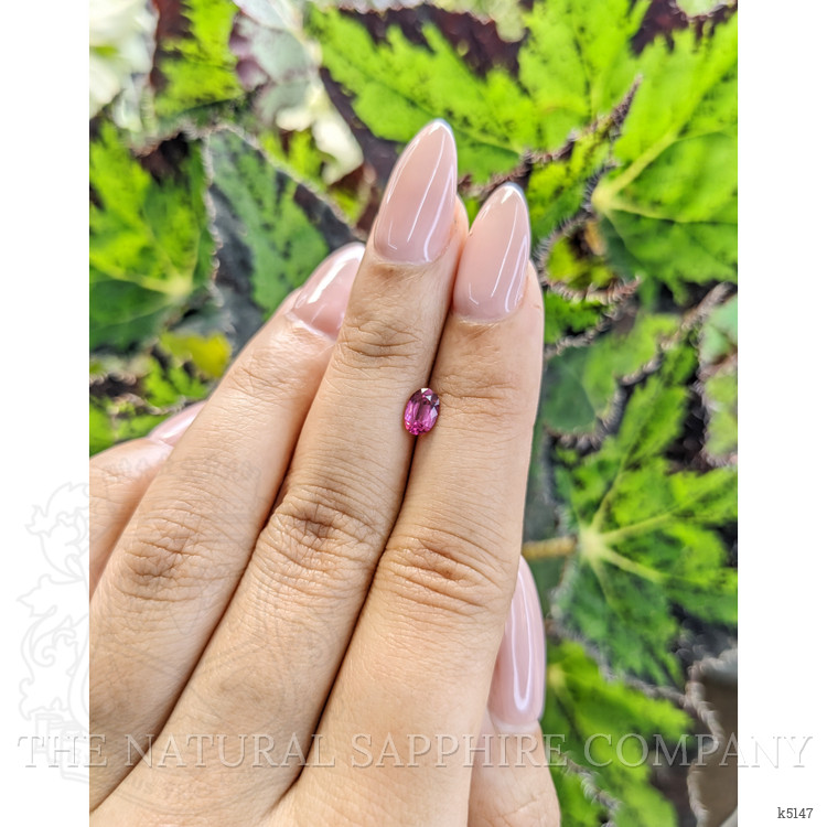 0.57 Ct. Rhodolite Garnet from Ceylon (Sri Lanka)