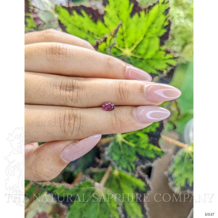 0.57 Ct. Rhodolite Garnet from Ceylon (Sri Lanka)