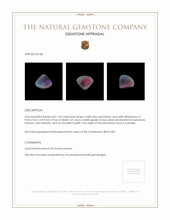 1.30 Ct. Semi-Black Opal from Australia Appraisal