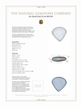 1.30 Ct. Semi-Black Opal from Australia 3 D Scan Report