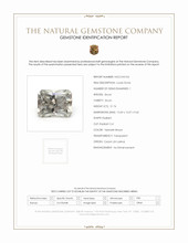 21.76 Ct. Greenish Yellow Zircon from Ceylon (Sri Lanka) Scan Report