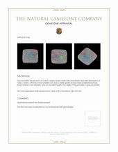 6.92 Ct. Semi-Black Opal from Australia Appraisal