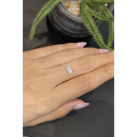 0.38 Ct. White Opal from Australia Life Style