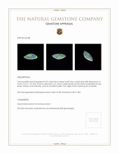 0.92 Ct. Cabochon Crystal/Jelly Opal from Australia Appraisal