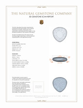 1.48 Ct. White Opal from Australia 3 D Scan Report