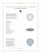 1.48 Ct. White Opal from Australia 3 D Scan Report