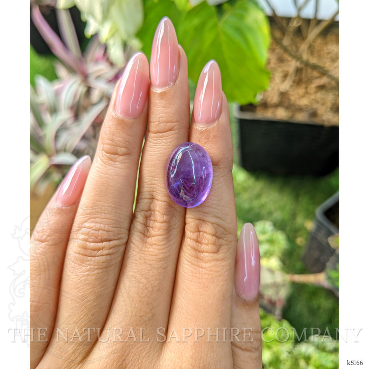 14.98 Ct. Cabochon Amethyst from Brazil