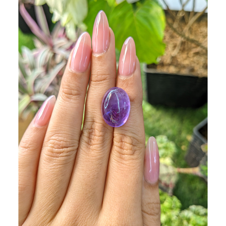 14.98 Ct. Cabochon Amethyst from Brazil