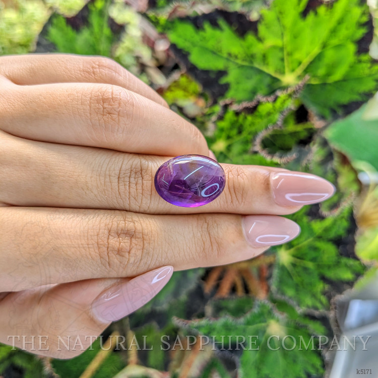 12.16 Ct. Cabochon Amethyst from Brazil