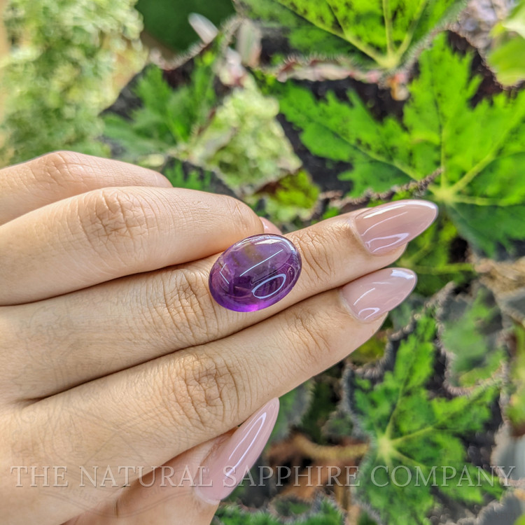 12.16 Ct. Cabochon Amethyst from Brazil
