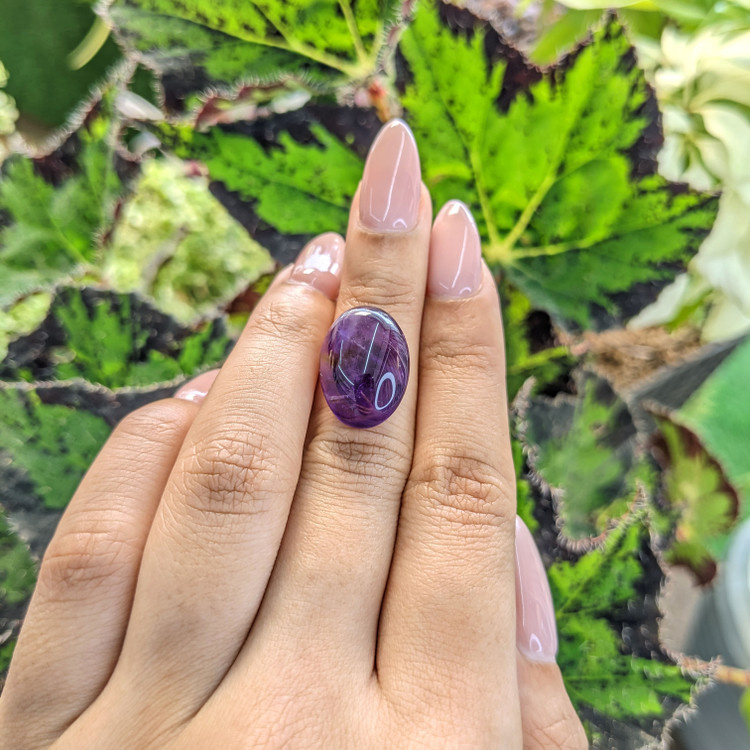 12.16 Ct. Cabochon Amethyst from Brazil