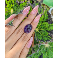 12.31 Ct. Cabochon Amethyst from Brazil Life Style