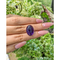 12.31 Ct. Cabochon Amethyst from Brazil Life Style