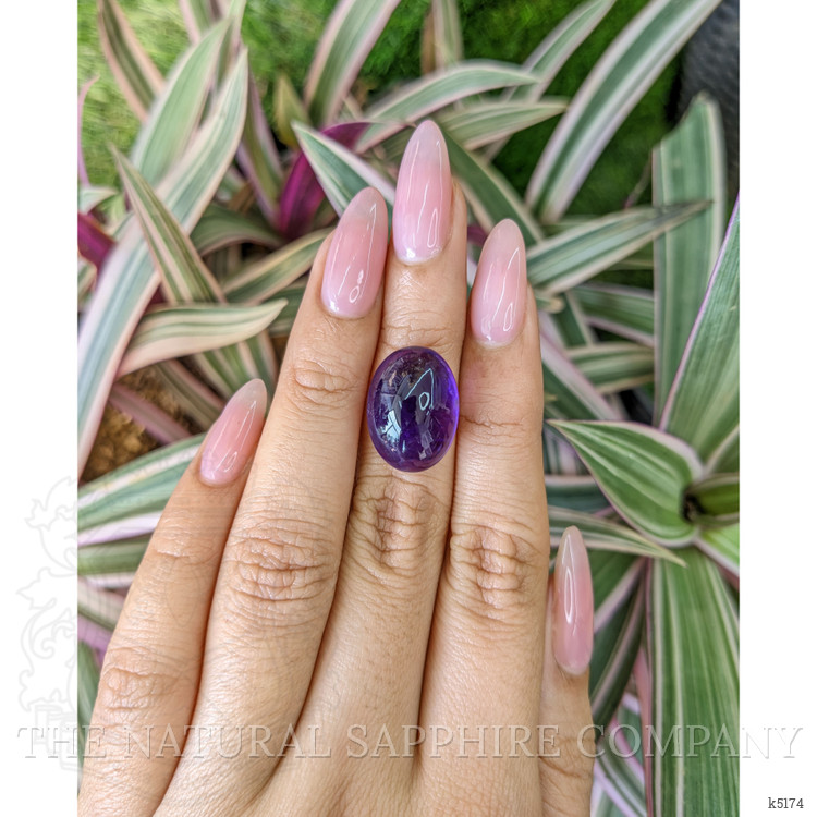 12.31 Ct. Cabochon Amethyst from Brazil