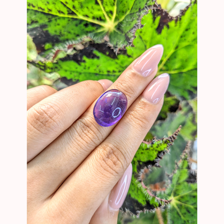 11.60 Ct. Cabochon Amethyst from Brazil