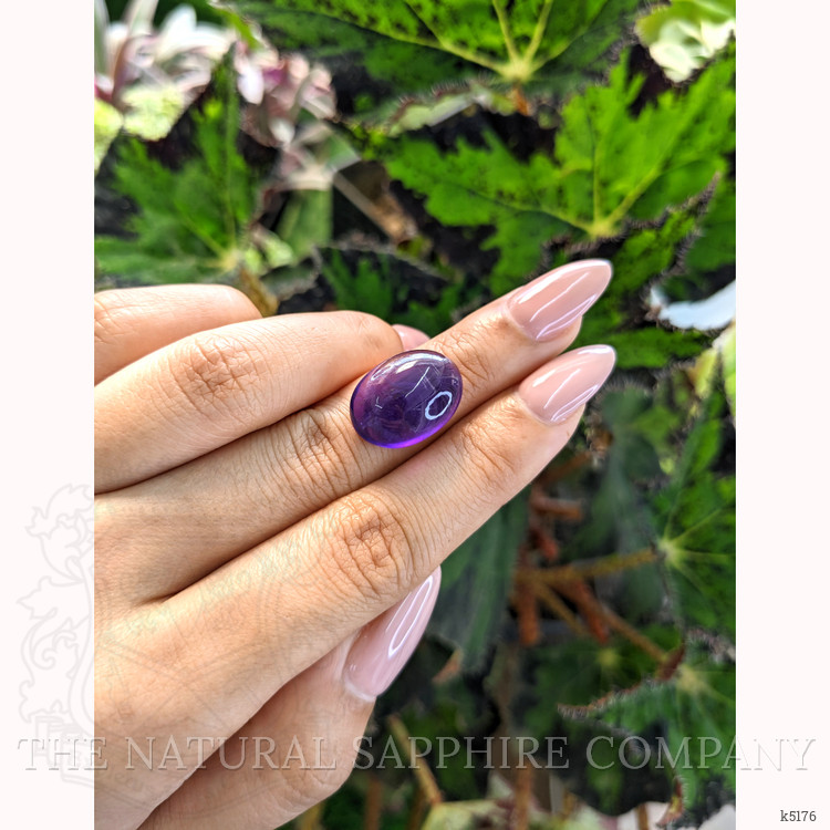 12.01 Ct. Cabochon Amethyst from Brazil