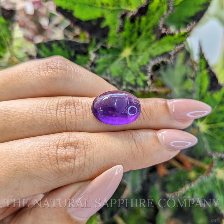 12.01 Ct. Cabochon Amethyst from Brazil