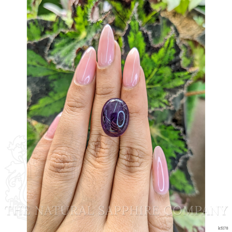 12.37 Ct. Cabochon Amethyst from Brazil