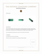 5.88 Ct. Tourmaline from Brazil Appraisal