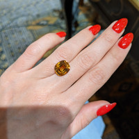 7.79 Ct. Zircon from Ceylon (Sri Lanka) Life Style