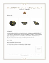 8.67 Ct. Zircon from Ceylon (Sri Lanka) Appraisal