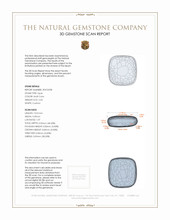 2.43 Ct. Semi-Black Opal from Australia 3 D Scan Report