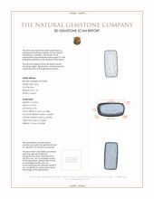 1.87 Ct. Black Opal from Australia 3 D Scan Report