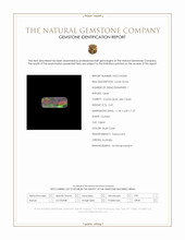 0.69 Ct. Multi Color Crystal Opal (Jelly Opal) from Australia Scan Report