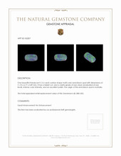 2.16 Ct. Semi-Black Opal from Australia Appraisal