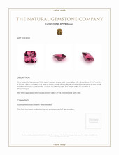 2.32 Ct. Tourmaline from Mozambique Appraisal